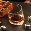 Vinglas med whisky glasstorn av pisa lutande botten vinrockglas för bar nmd konjak snifer chivas whisky dricka cup verre en vin yq240109