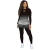 Sweats à capuche pour femmes Slim Fit Survêtement 2024 pour femmes Casual manches longues Tops Jogger Pantalons Ensembles assortis Costume d'entraînement Home Wear Tenues Femme