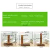 Planters Pots Terrarium Hydroponic Plant Vases Vintage Flower Pot Transparent Vase Wooden Frame Glass Tabletop Plants Home Bonsai Decor YQ240109