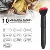 Brushes Household Electric Automatic Makeup Brush 10 Speed Vibrating Massage Blush Highlight Foundation Eyeshadow Brush Free Shipping