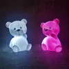 1pc mignon dessin animé ours veilleuse, lampe d'ornements décoratifs de bureau, cadeaux de noël d'anniversaire pour garçons, filles, lumière animale mignonne, pour la décoration de la chambre