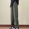 Herrenhose Ergonomische Herren-Freizeithose im japanischen Stil, elastische Kordelzug-Cargohose mit Taschen, dicke Baggy-Arbeit für große