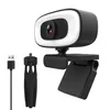 Webbkameror Webcam 4K 1080p Mini Camera 2K Full HD Webcam med Microphone 15-30fps USB Web Cam för YouTube PC Laptop Video Shooting Cameral240105