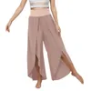 Women's Pants Women Wide Leg Flowy Split High Waisted Hippie Boho Beachwear Plus Size Palazzo Street Skirt