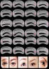 24pcsset 24 Styles Eyebrow Stencils Reusable Eyebrow Drawing Guide Card Brow Grooming Template Home Use DIY Make Up Tools kits4384798