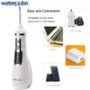 Waterpulse V500 Portable Oral Irrigator Dental Water Flosser Cordless Dental Irrigator Jet 4 Mode Waterproof for Thand Cleaner 240108