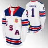 USA Hockey 2024 IIHF World Junior Champions Jersey''nHl''8 Sam Rinzel 1 Trey Augustine 22 Isaac Howard 4 Gavin Brindley 27 Gavin Hayes 9 Ryan Leonard 11 Oliver Moore J