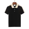 Sunmmer 디자이너 남성용 폴로 셔츠 남자 비즈니스 사무실 편안한 캐주얼 짧은 슬리브 탑 고급 통기 가능한 남자 티셔츠 m-4xl