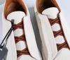 Nuevos zapatos deportivos informales para hombre con cuero genuino, cordones bajos, suela de goma ligera, multicolor, cuatro estaciones
