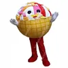 Adult size ice cream Mascot Costumes Cartoon Carnival Hallowen Performance Unisex Fancy Games Outfit Holiday Outdoor Advertising Outfit Suit
