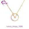 Fashion Car tires's designer necklace heart Cold and indifferent Instagram style female planet collarbone design sense gold With Original Box Pan