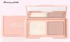 Cmaadu Two Tone pink blush Highlight Powder Contouring Palette Dlicate Natural Modify the Face Slightly Drunk nude Repair Makeup P9000706