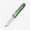 4 modèles UTx-85 Couteau de combat D2 lame verte poignée transparente Survie en plein air Tactique Attaquant de poche EDC Outils Collection Homme cadeau