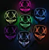 Halloween Mask Led Light Up Funny Masks The Purge Elections Year Great Festival Cosplay Costume Supplies Party Masks EEA4707815413