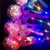 Varas de luz led bobo balão festa decoração forma estrela piscando brilho varinhas mágicas para aniversário festa de casamento decoração ll