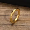 Stylish Statement Mobius Rings for Men, Waterproof 14 Gold Solid Finger Bands, Love Forever Promise Gifts Jewelry