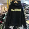 디자이너 Mens Mens Hoodie Fashion Women Hoodies Fashion Balencaigalies 후드 풀 오버 원형 목이 긴 소매 의류 땀 셔츠 재킷 점퍼 DSAF49