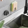 Küche Lagerung Schwamm Halter Seife Trocknen Rack Waschbecken Dusche Zimmer Wand Ablauf Racks Edelstahl Organisatoren Haken