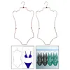 Appendiabiti Appendiabiti per costumi da bagno Scaffale per costumi da bagno Pieghevole portatile a forma di corpo Lingerie Bikini per camera da letto Guardaroba Boutique