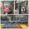 0.35MM/0.55MM Transparent PVC Tarpaulin Rainproof Cloth Garden Pergola Tarpaulin Curtain Balcony Windows Clear Tarp Rain Cover 240108