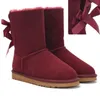 Botas Ug Chesut Designer Fur Sheepskin Tazz Botas para Mulheres Austrália Ultra Mini Plataforma Ity Slide Bota de Neve Inverno