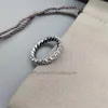 Anéis torcidos cruz anel mulheres pequeno tamanho grande personalização moda luxo diamante banhado s925 anéis de prata designer jóias mulher presente de casamento vintage para fazer velho