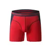 Underpants Men's Underwear Soft Modal Non-slip Boyshort Sexy Elastic Fashion Color Matching Sport Plus Size High Leg Lightweight