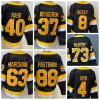 Omvänd retro hockey 37 Patrice Bergeron Jersey 63 Brad Marchand 88 David Pastrnak 73 Charlie McAvoy 40 Tuukka Rask 74 Jake DeBrusk 71 94