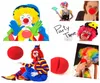 Magic Red Sponge Balls Clip Foam Clown Nose Costume Party Fancy Dress Cosplay Comic Halloween Festa di Natale fornisce bambini1477182