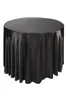 275 cm Round Satin Tracloth Table Cover för bröllopsfest bordduk Restaurang Bankettdekorationer2612678