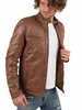 VAINAS marque européenne hommes veste en cuir véritable pour hommes hiver veste en cuir de mouton véritable vestes de moto vestes de motard Alfa 240108