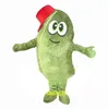 Newest green mango Mascot Costume Top quality Carnival Unisex Outfit Christmas Birthday Outdoor Festival Dress Up Promotional Props Holiday Party Dress