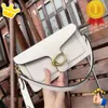 Avondtassen Designer Handtas Crossbody Schouderzadel Messenger Bag voor dames Echt leer Hoge kwaliteit Mode Borse Lady Cross Body Flap