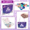 Armband Kit Charm Bead Jewelry Making Set Unicorn Mermaid Craft Gift For Little Girl Kid Multi Colors