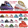 Send Bag Quality Football Boots Zoom Superflys 9 Elite FG ACC Socks Soccer Cleats Mens Firm Ground Mbappe Ronaldo Trainers Comfortable Football Shoes scarpe calcio