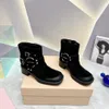 Miui Winter Best-Quality Autumt The Naber and Fashion Show Short Boots Series Round Head Backle Thigh-High Boots