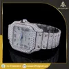 Trendy Stylish Looking Best Quality Ice Crushed Water Resistant Natural Moisannite Real Diamond Men Women Watches