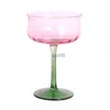 Verres à vin Créatif 150-400 ml Surface prismatique gobelet artificiel soufflant verre à vin Cocktail Champagne coupe famille Festival Drinkware YQ240109