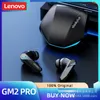 Cell Phone Bluetooth Device Len Gm2Pro Gaming Headset Wireless Tra-Low Latency Long Life Eating Chicken Listening Location Drop Delive Otcfd