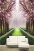 Luxury European Modern Beautiful scenery flowers and trees mural 3d wallpaper 3d wall papers for tv backdrop8461706