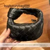 Borsa a mano in vera pelle Botteg Venet Borsa da pranzo di qualità Jodies lavorata a maglia elegante pelle di pecora 23 Mini cinturino nero classico caramelle