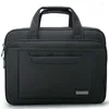 Kolejki Volasss Mężczyznka Tekska prawnika Komputer Luksusowe torebki dla 15,6 -calowej marki laptopa Oxford Waterproof Business Office Bag w pracy