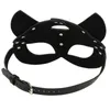 Porno Fetish Testa Maschera Frusta BDSM Bondage Restrizioni PU Pelle Gatto Maschera di Halloween Gioco di ruolo Giocattolo del sesso Per uomini Donne Giochi Cosplay 240109