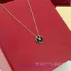 Car tires's necklace Classic Popular temperamen Amulet Necklace Female 925 Sterling Silver Plated 18k Rose Gold Safe and Circle Emblem With Original Box