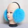 Fur Winter Earmuffs Ear Warmer Genuine Leather Frame Wind Proof Russian 2024 Female Protection Real Earmuff 240108