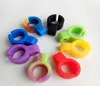 Silicone Cigarette holder Tobacco Finger Ring Smoking Pipe Tools accessories 8 colors For Hookahs Water Bubbler Bongs Oil RIgs4364597