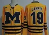 Michigan Wolverines College Ice Hockey Jerseys Dylan Larkin Quinn Hughes Thomas Bordeleau Cam York Strauss Johnson Jack Becker Brendan Bris 39