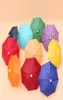 Мини-зонтик для детей, игрушка-опора с рисунком Bumbershoot, декоративные зонтики ярких цветов, прямой хвостовик, изогнутая ручка, легко носить с собой ZA577450776