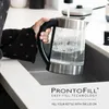 Elektrische Wasserkocher 1,7 l elektrischer Glas-Wasserkocher Prontofill Tech tragbarer Wasserkocher KG733S + Glas-Teekannen-Ei YQ240109