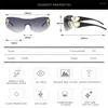 Güneş Gözlüğü Moda Tasarımcı Kadınlar 2024 Lüks Trending Y2K Kadın Gölgesi Pembe Gözlük Goggle 2000's Lentes de Sol Mujer